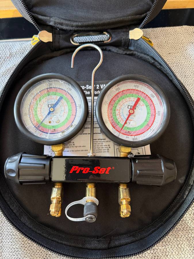 Juego de manómetros de colector CPS Pro-Set de 2 válvulas – Completamente nuevo – Working Man’s Choice