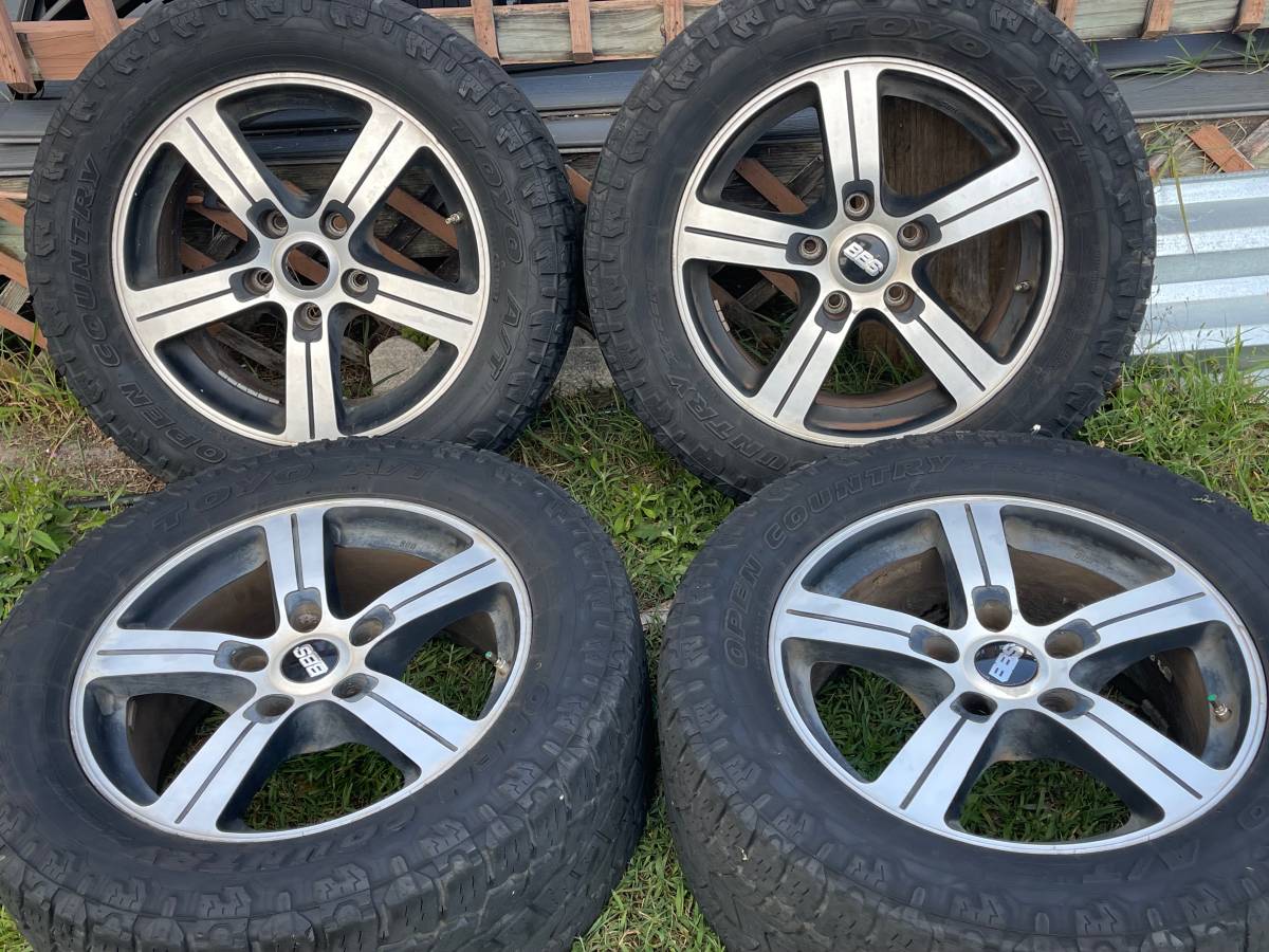Rines de aluminio BBS de 20 pulgadas / Llantas Toyo de 33" (Toyota Tundra) 5 birlos - $780