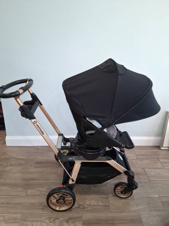 Coche para bebé Orbit Baby G5/XS/HELIX dorado y negro