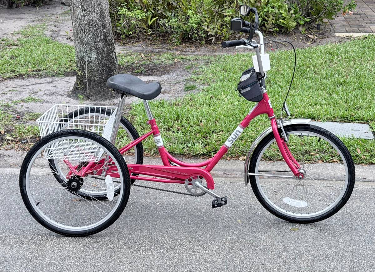 Triciclo tradicional Sun de 24 pulgadas