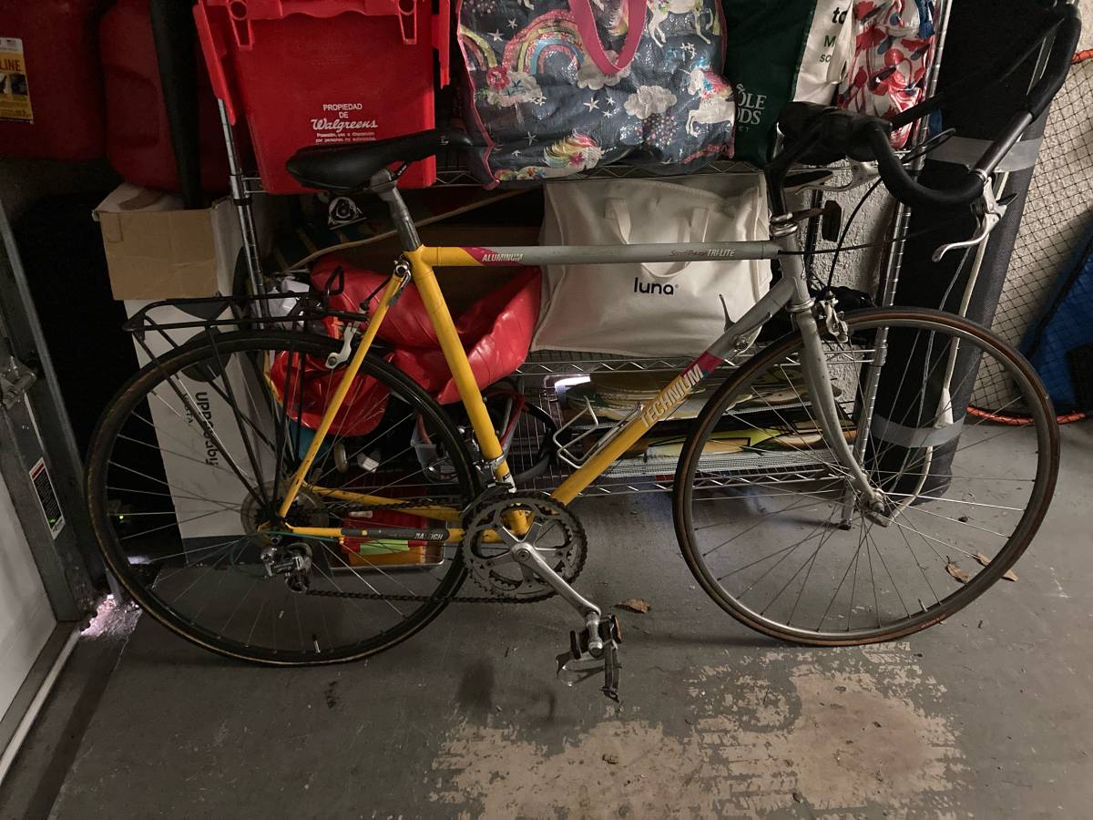 Bicicleta de carretera para adultos Vintage Raleigh Technium