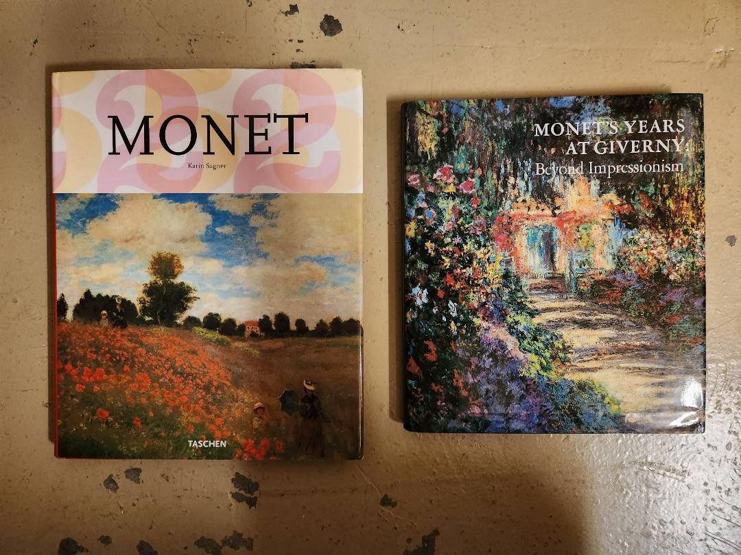 Libros Michel Angelo, Monet y Monet: Years At Giverny, juego de 3 NUEVOS