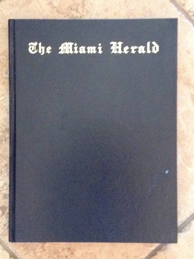 Libro de portadas del Miami Herald 1903-1983
