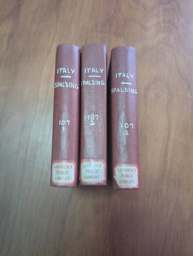 ITALIA Y LAS ISLAS ITALIANAS - 3 VOLÚMENES