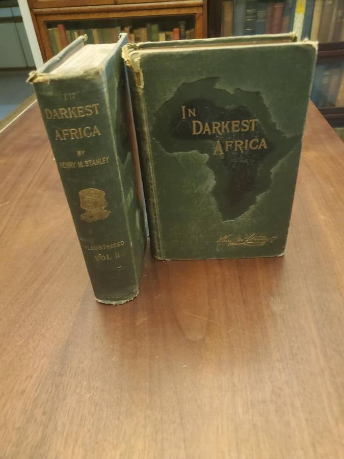 EN EL ÁFRICA TENEBROSA - HENRY STANLEY - 1RA EDICIÓN EE. UU.