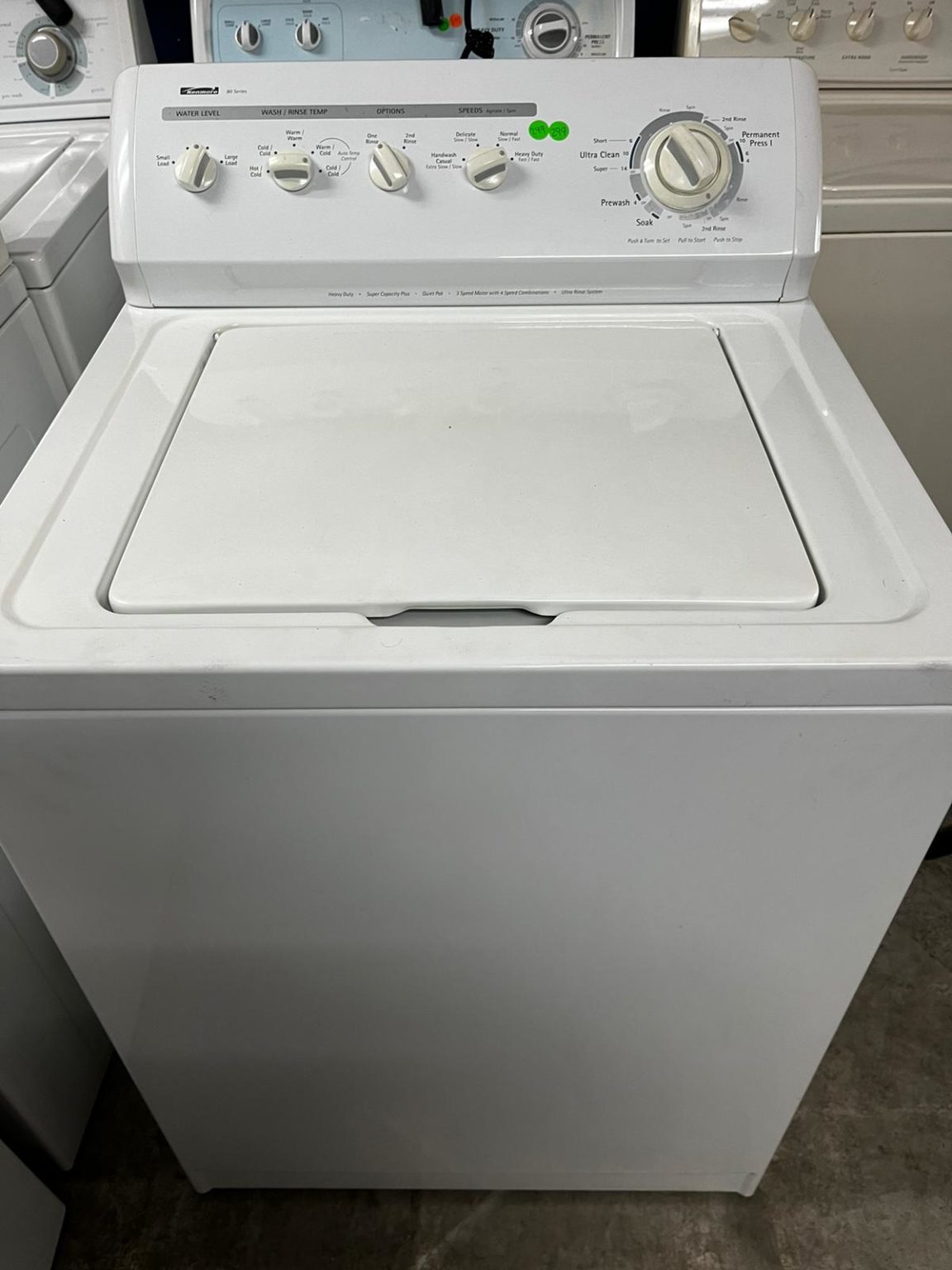 LAVADORA REGULAR KENMORE DE CARGA SUPERIOR