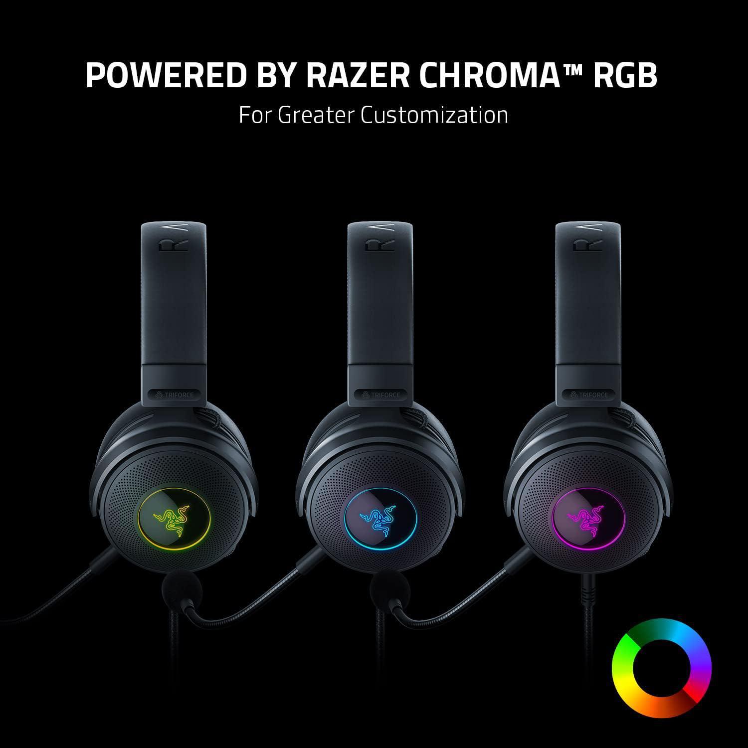 Auriculares inalámbricos para juegos con háptica Razer Kraken V3 Pro con Razer HyperSense
