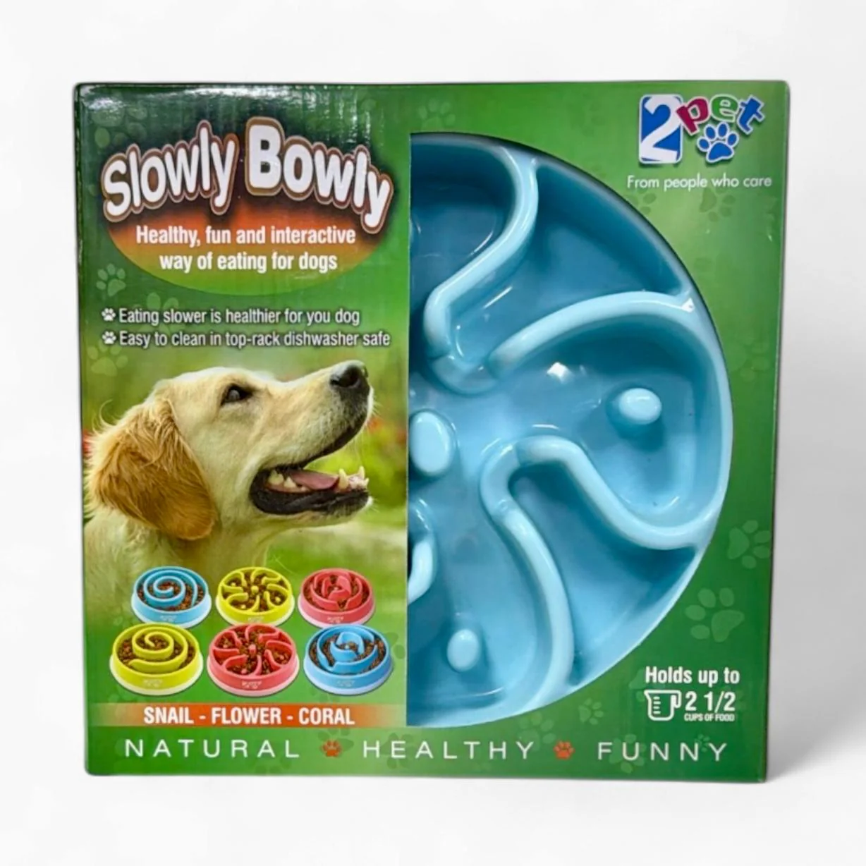 Comedero interactivo para perros Slowly Bowly