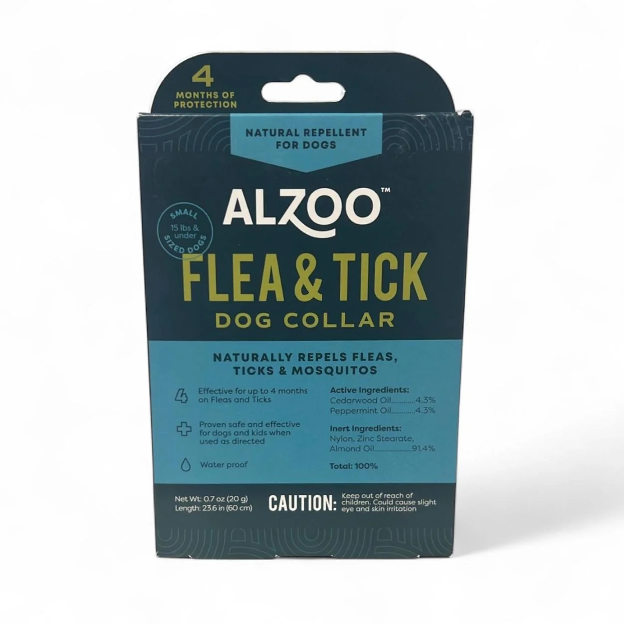 Collar antipulgas y antigarrapatas para perros Alzoo
