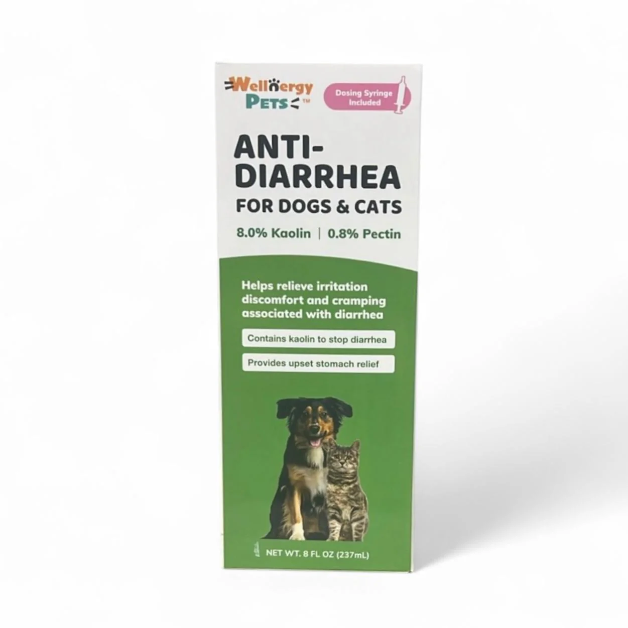 Antidiarreico para perros y gatos 8 onzas líquidas