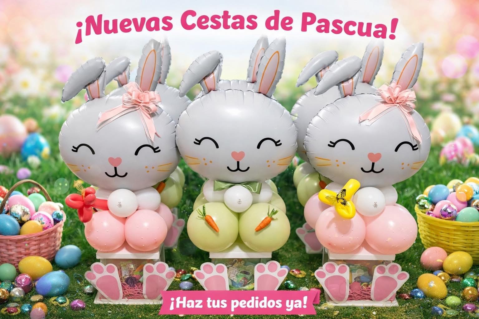 Grandes cestas de easter