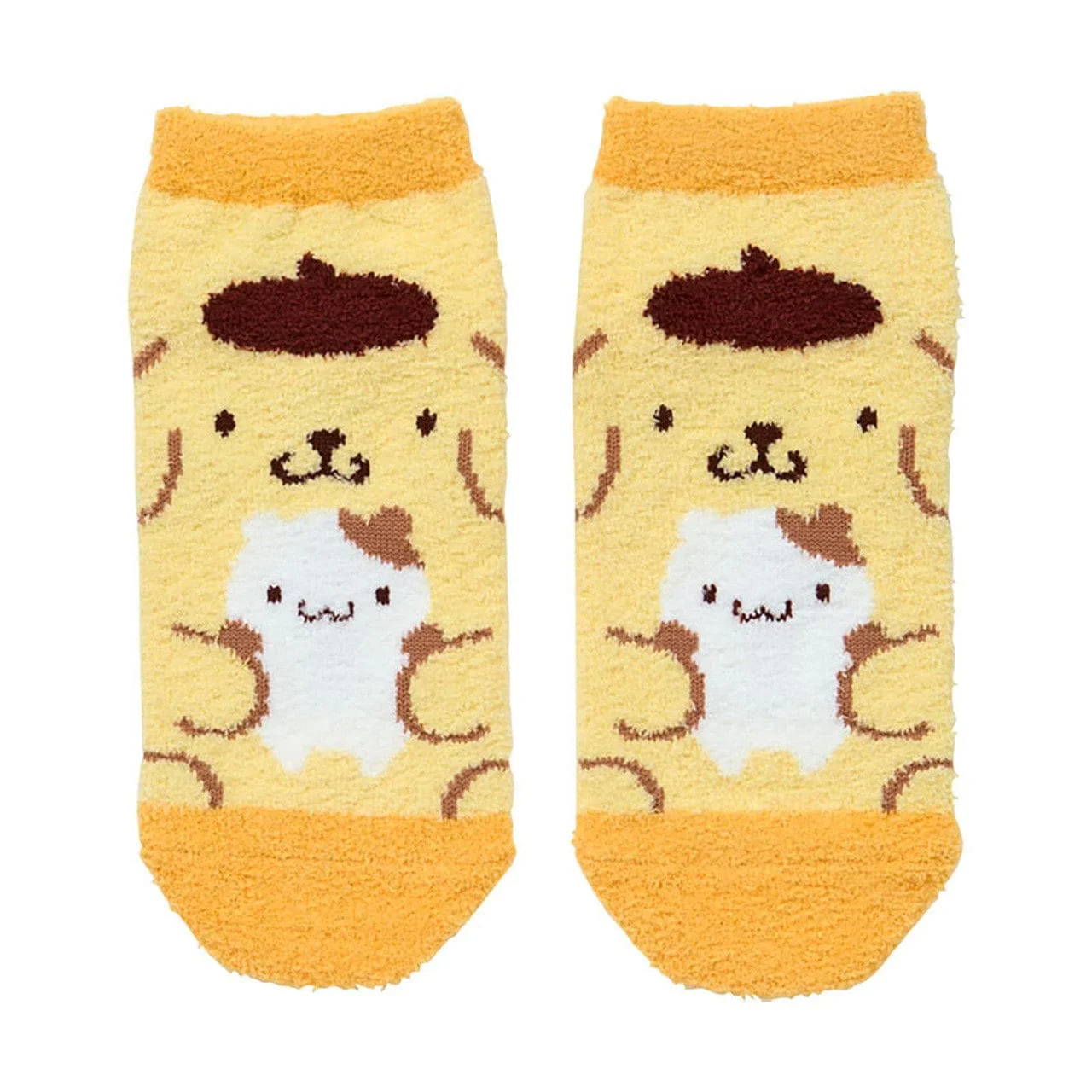 Calcetines suaves de Pompompurin de Sanrio