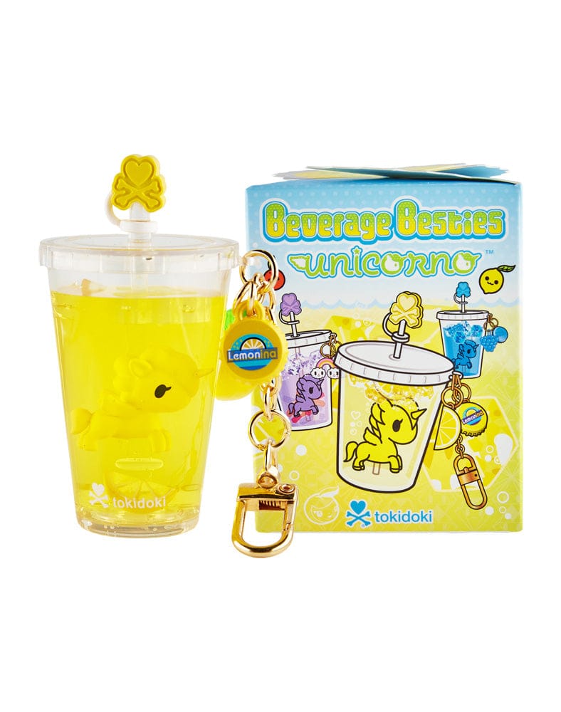Caja sorpresa de llavero líquido de Unicorno Beverage Besties de tokidoki