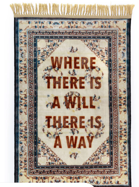 Alfombra quemada al estilo