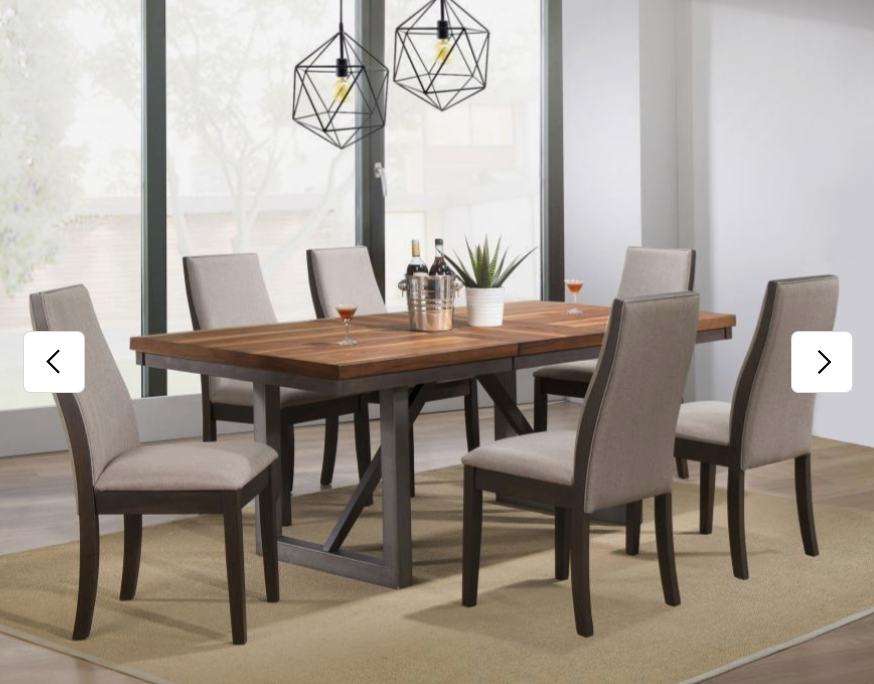 Juego de comedor Spring Creek de 7 piezas - Tienda de muebles cerca de mí