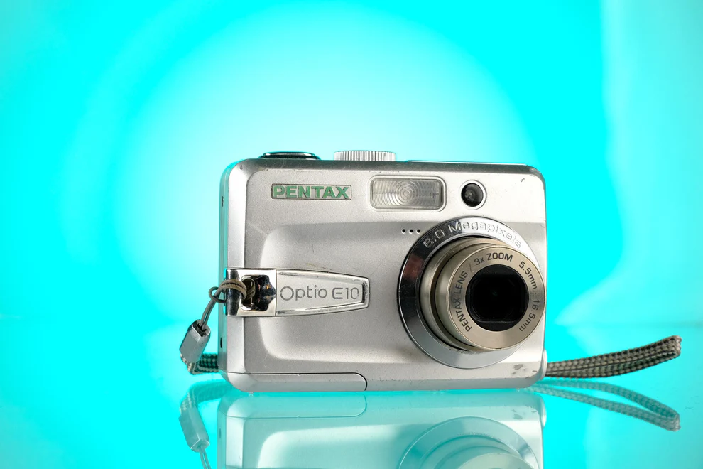 Kit de inicio para la cámara digital compacta Pentax Optio E10