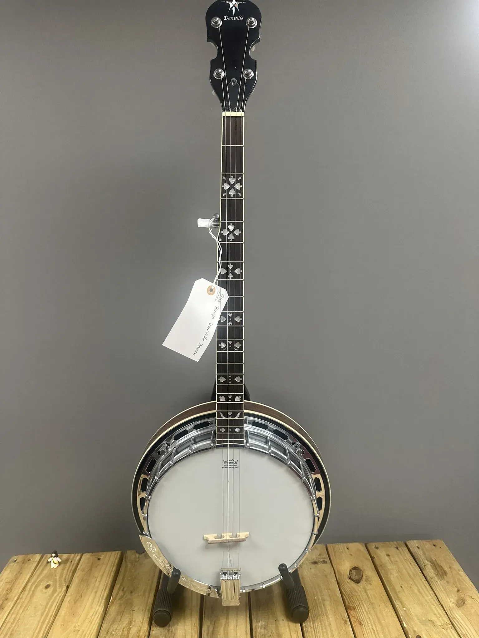 Banjo de cinco cuerdas Danville 2006, de nogal