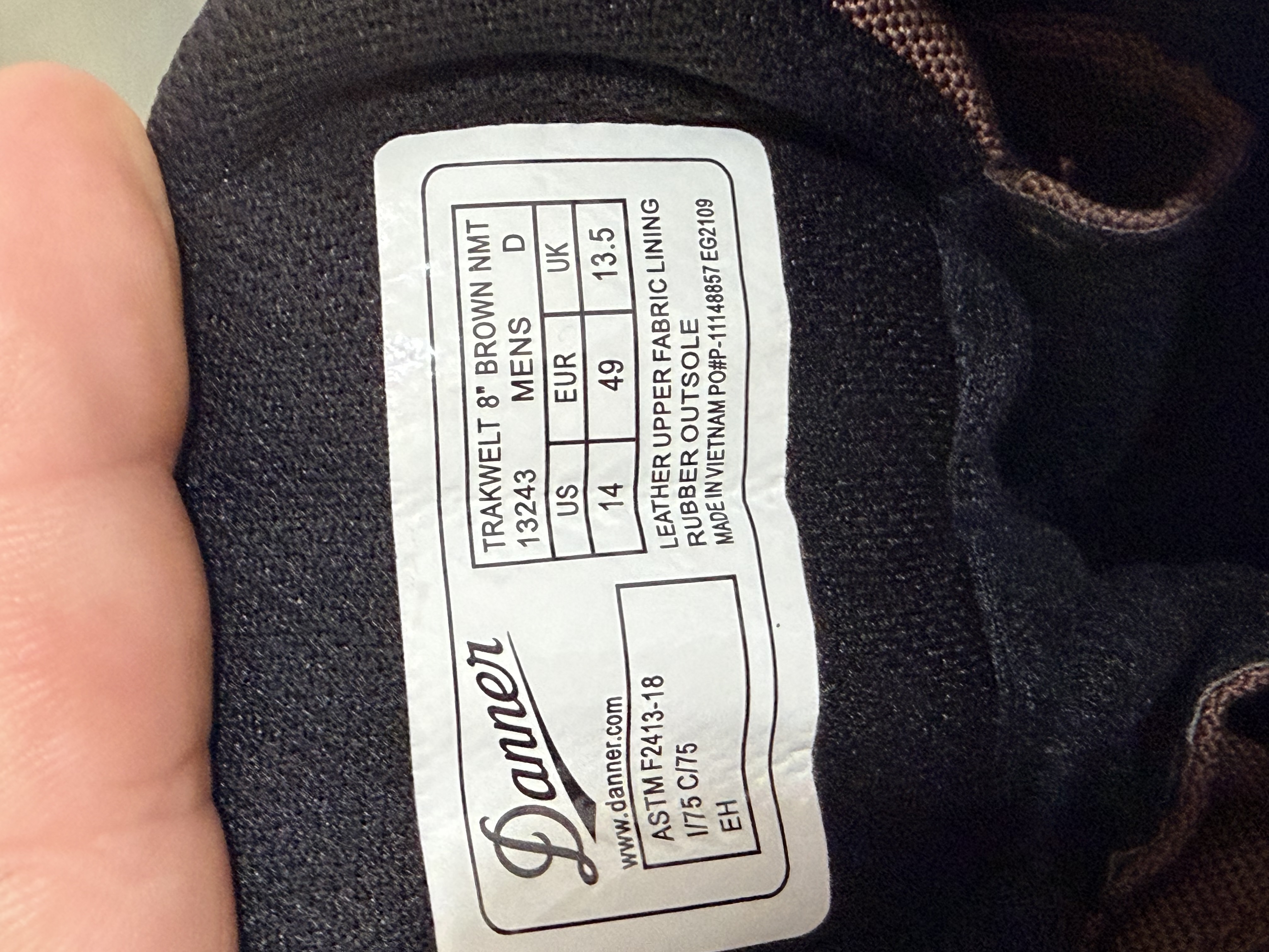 Bota de trabajo danner