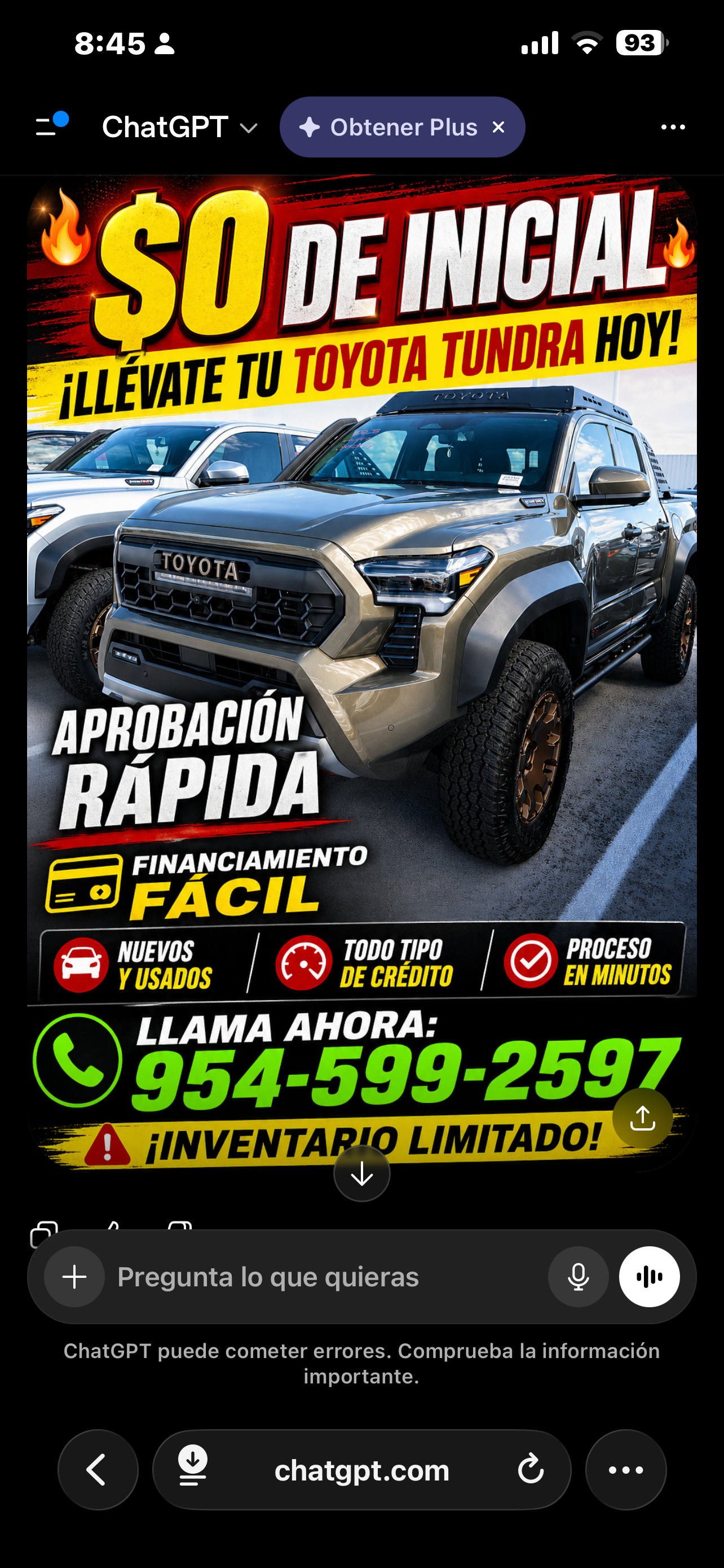 Carros financiados