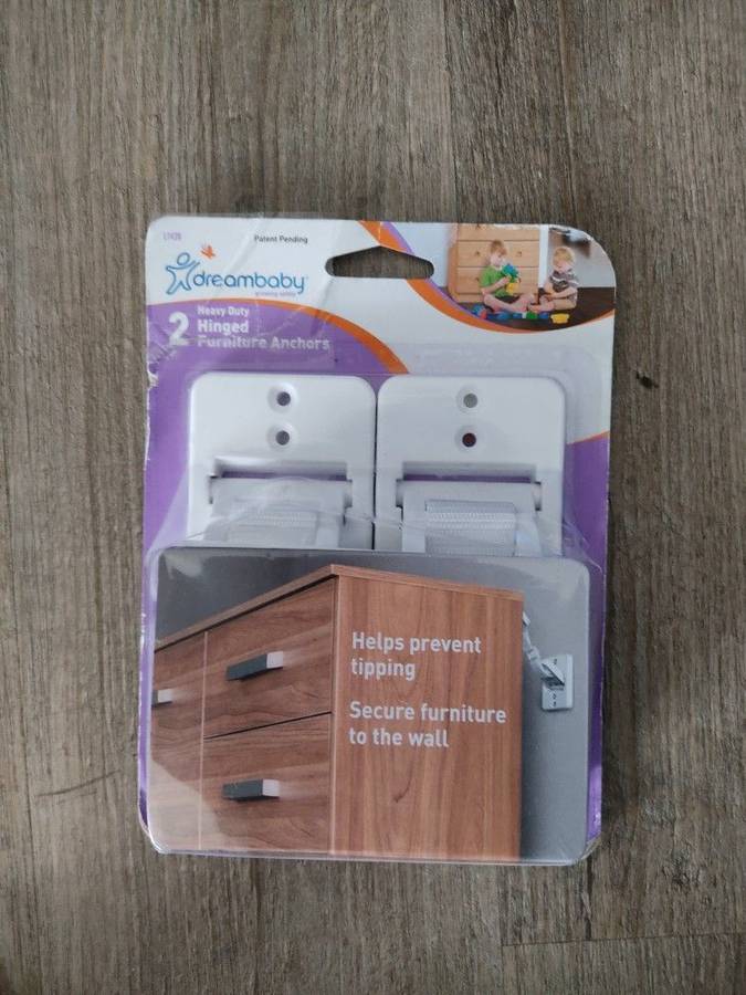 Anclajes de muebles pesados con bisagra para la seguridad de niños en venta (paquete de 2)
