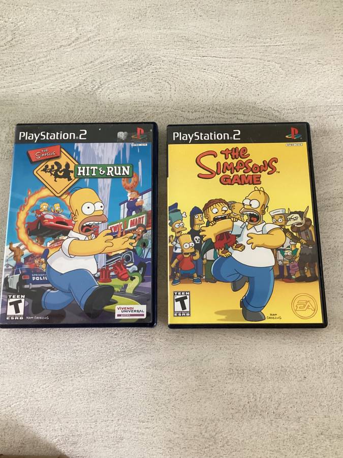 Paquete de juegos para PlayStation 2: The Simpsons Hit & Run / The Simpsons Game
