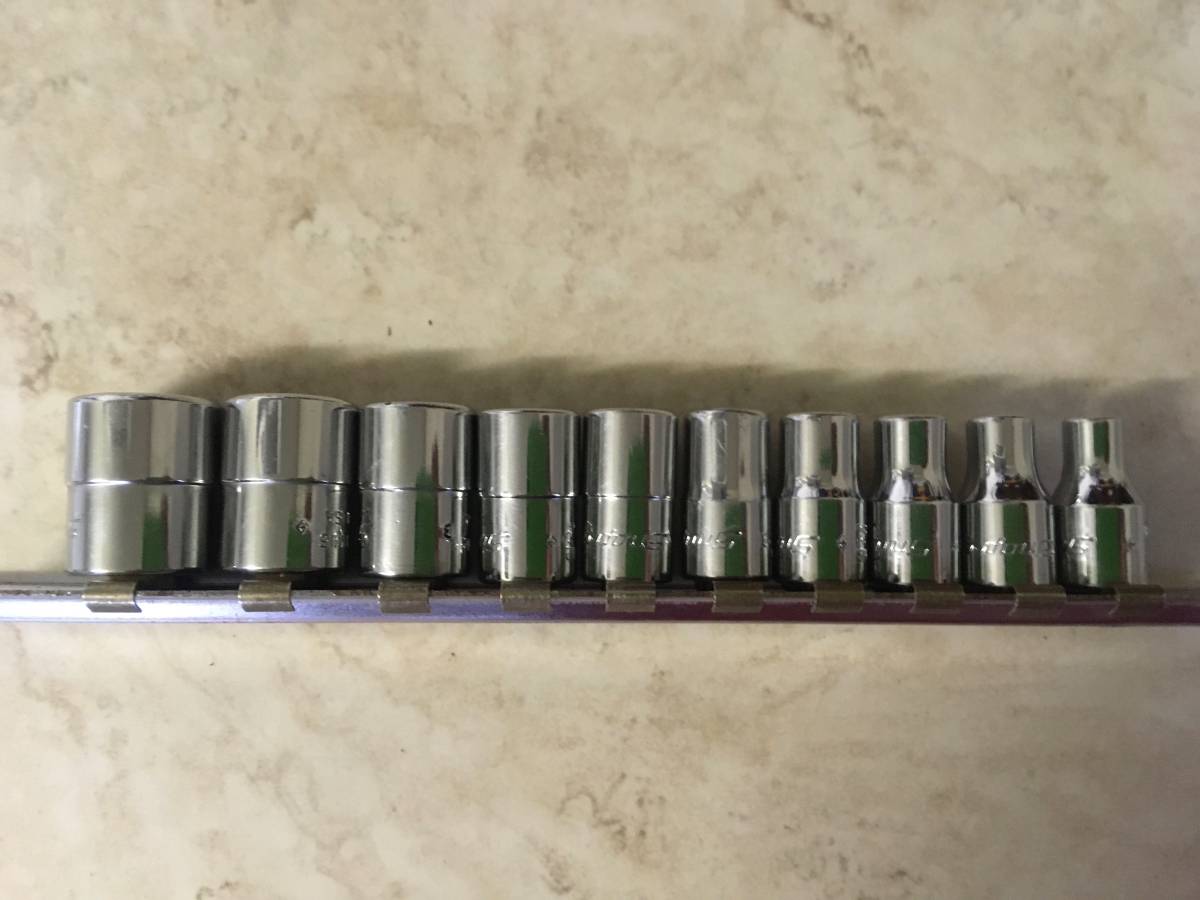 Juego de dados Snap-On SAE de 1/4”