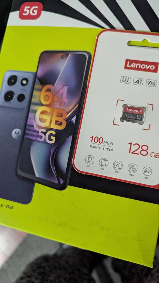 Celular Motorola 5G 2025 totalmente nuevo y sellado – incluye 128 GB de memoria adicional gratis