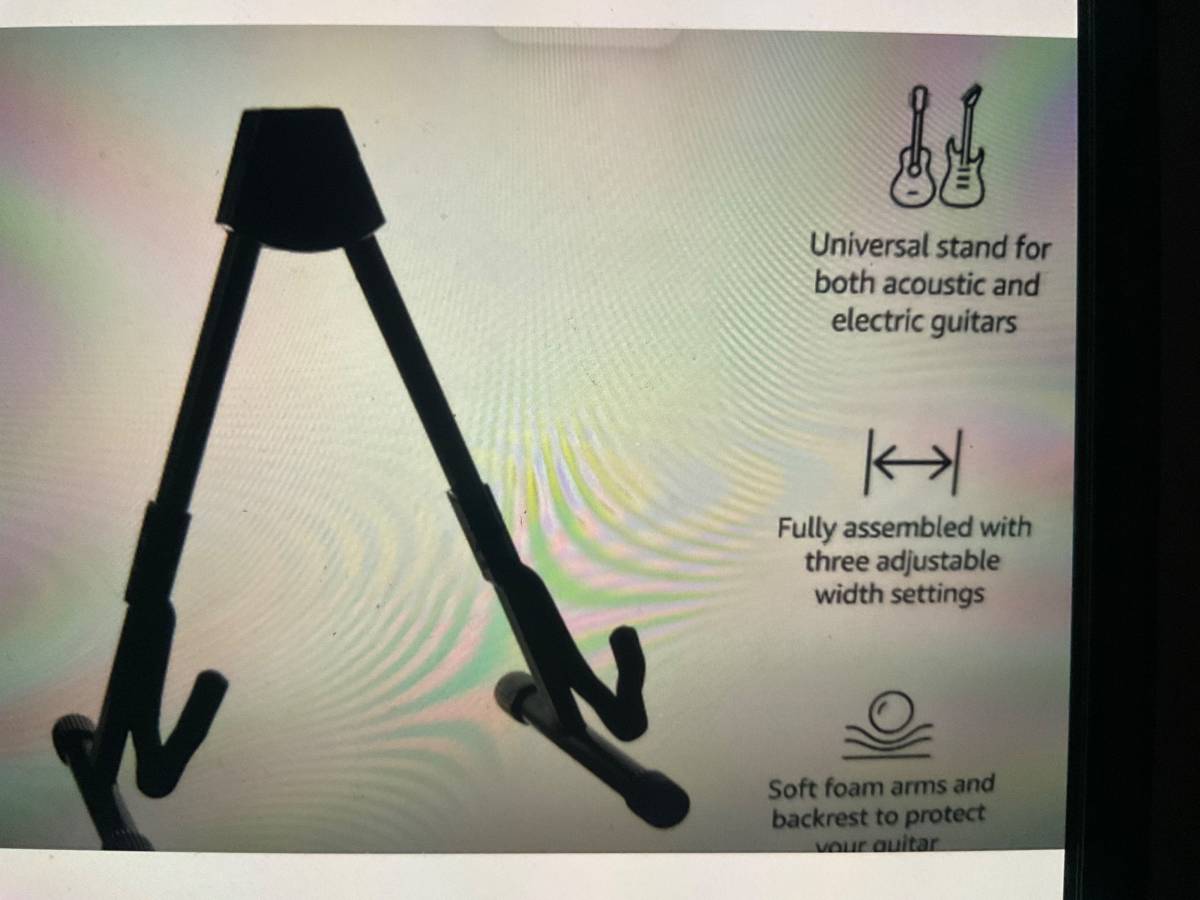 Soporte para guitarra completamente nuevo y totalmente ajustable.