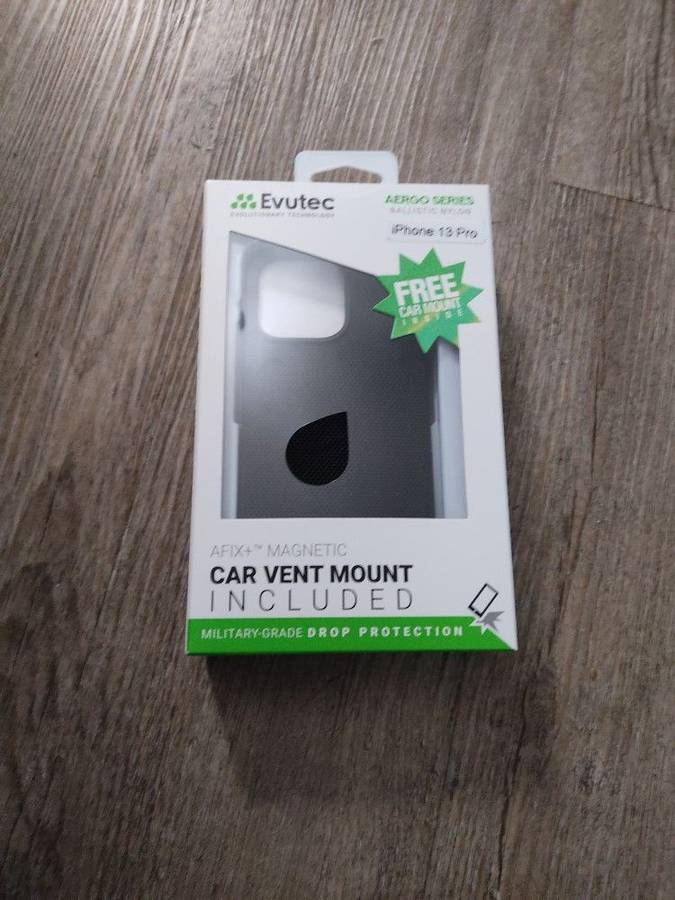 Funda para iPhone 13 Pro + soporte para ventilación del coche (de Evutec™) en venta